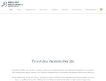 Tablet Screenshot of pargasport.fi
